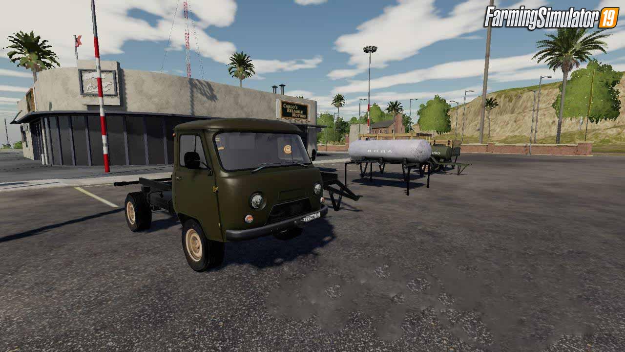 UAZ Pack Trucks + Trailers for FS19