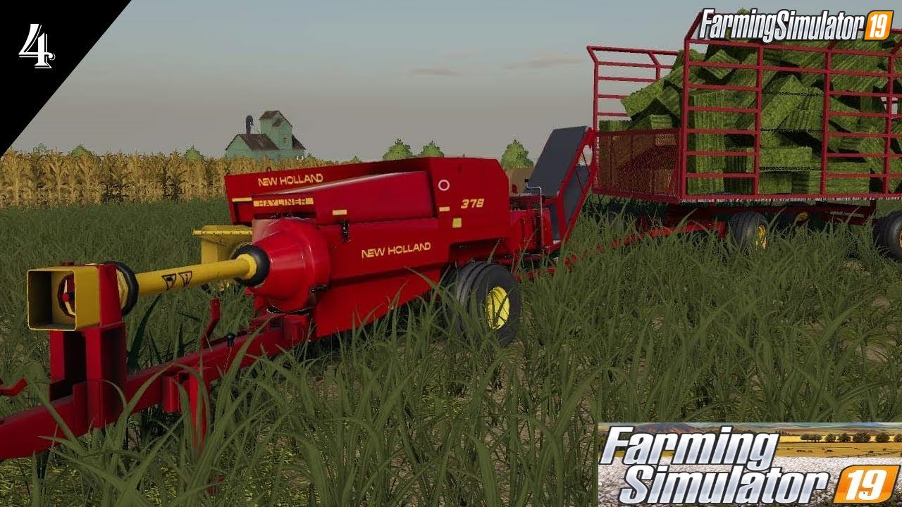 New Holland 378 small square baler for FS19