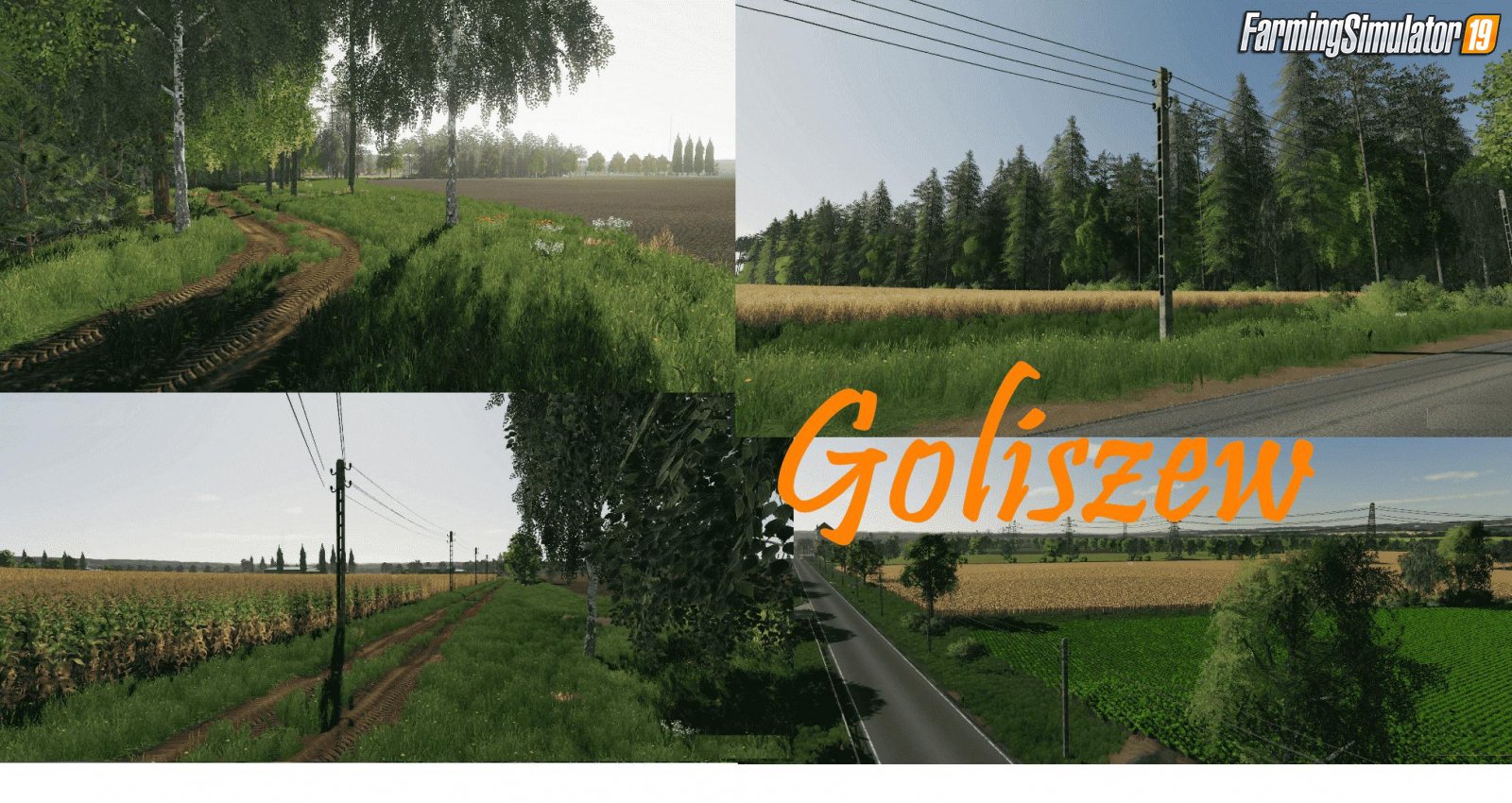 Goliszew Map by Yazu for FS19