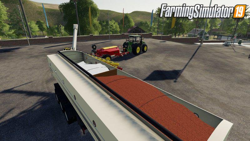 Trailer Seed express 1260 two Filltypes for FS19