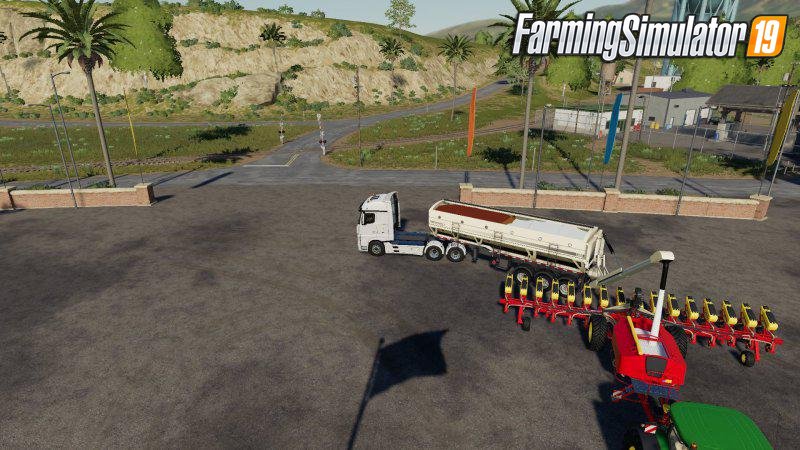 Trailer Seed express 1260 two Filltypes for FS19