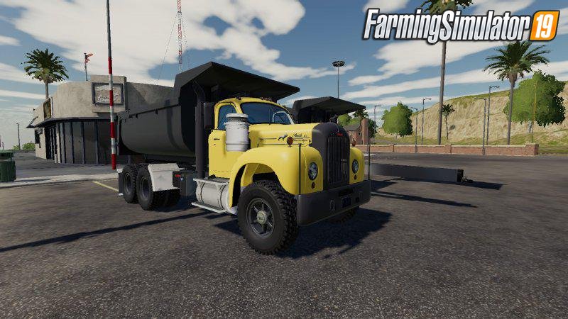 Mack B61 Dump + Trailer for FS19