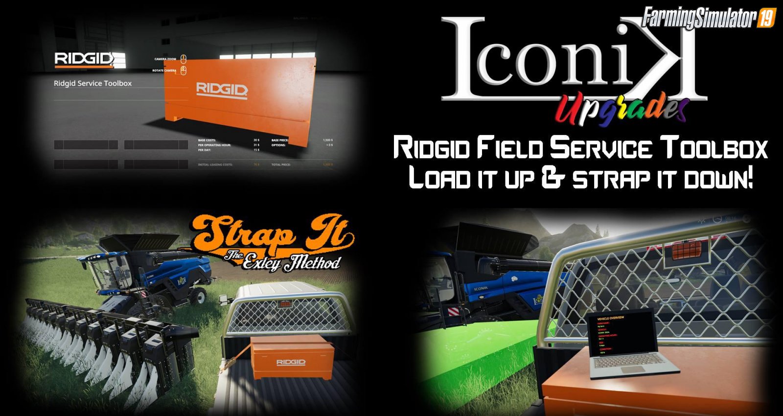 Iconik Ridgid Service Toolbox v1.0 for FS19