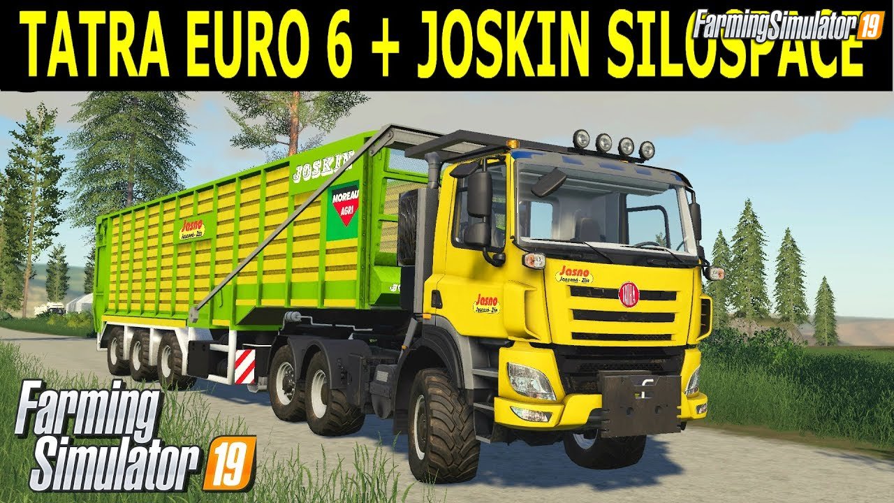 Tatra Euro 6 + Trailer Joskin Silospace for FS19