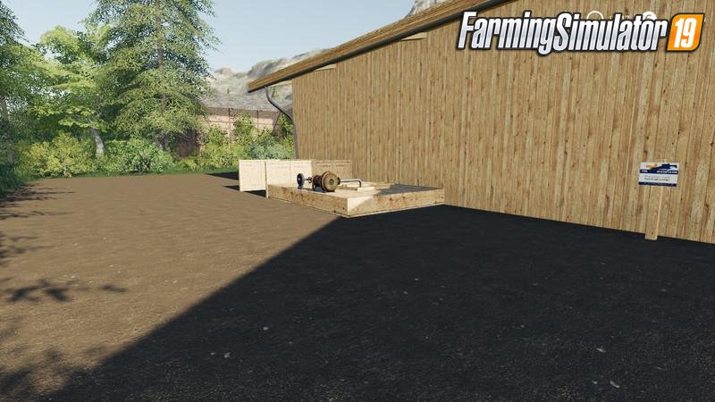 Placeable Horse stable with riding hall for FS19