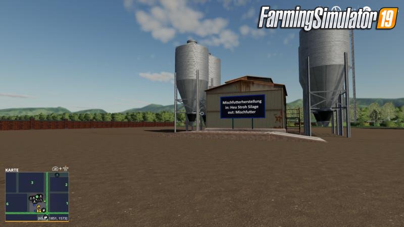 Placeable TMR production for FS19