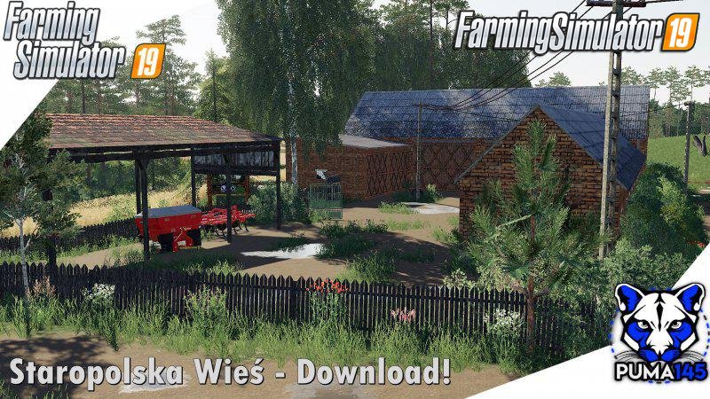 Staropolska Wies Map v1.0 for FS19