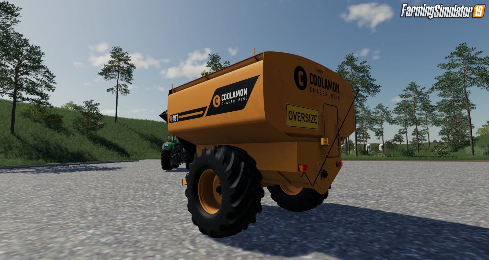 Trailer Coolamon Chaser Bins 18T for FS19