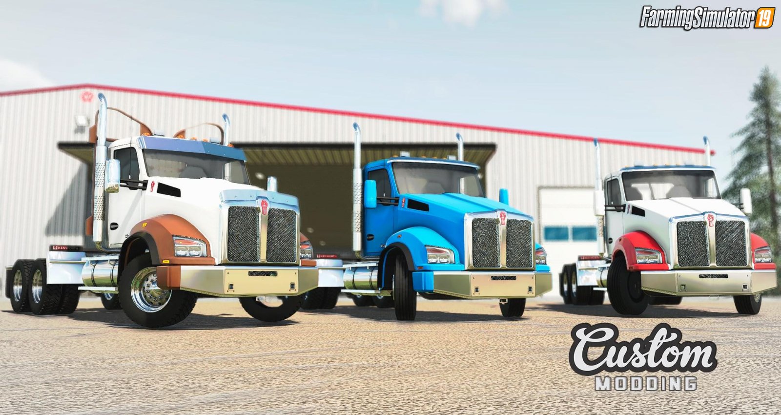 Kenworth T880 by Custom Modding for FS19