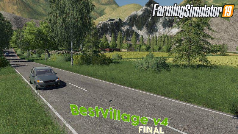 Best Village Map v4.0 by Dawider for FS19