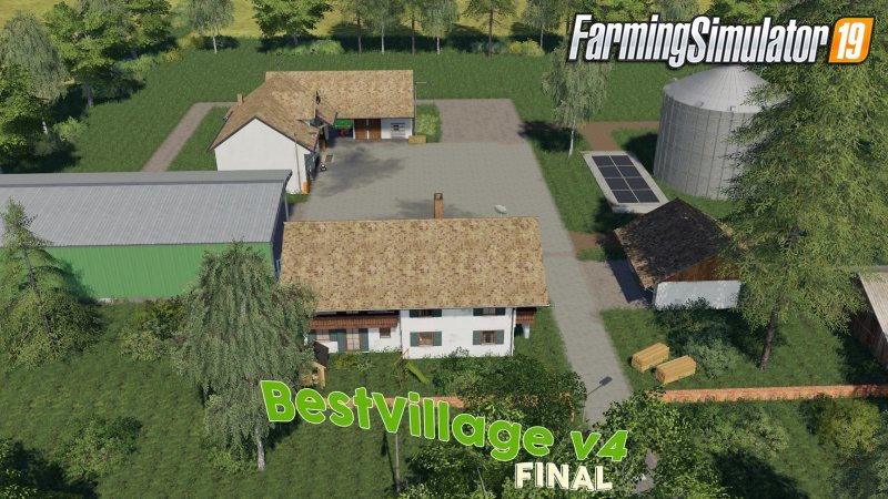 Best Village Map v4.0 by Dawider for FS19