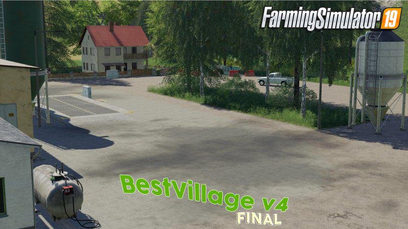 Best Village Map v4.0 by Dawider for FS19