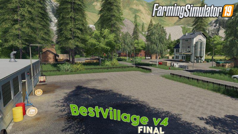 Best Village Map v4.0 by Dawider for FS19