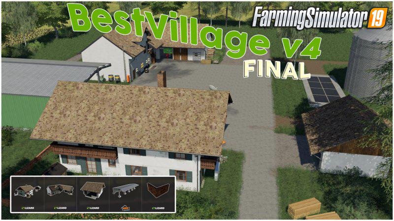 Best Village Map v4.0 by Dawider for FS19