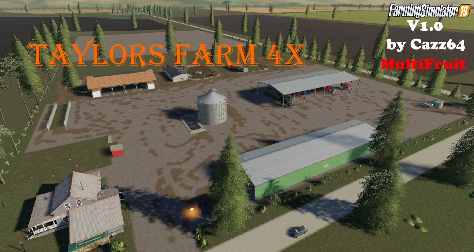 Taylors Farm Multifruit Map 4x for FS19