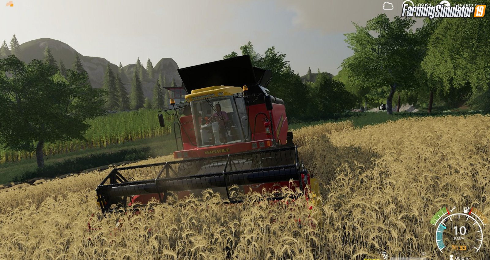 Combine Versatile RT490 for FS19