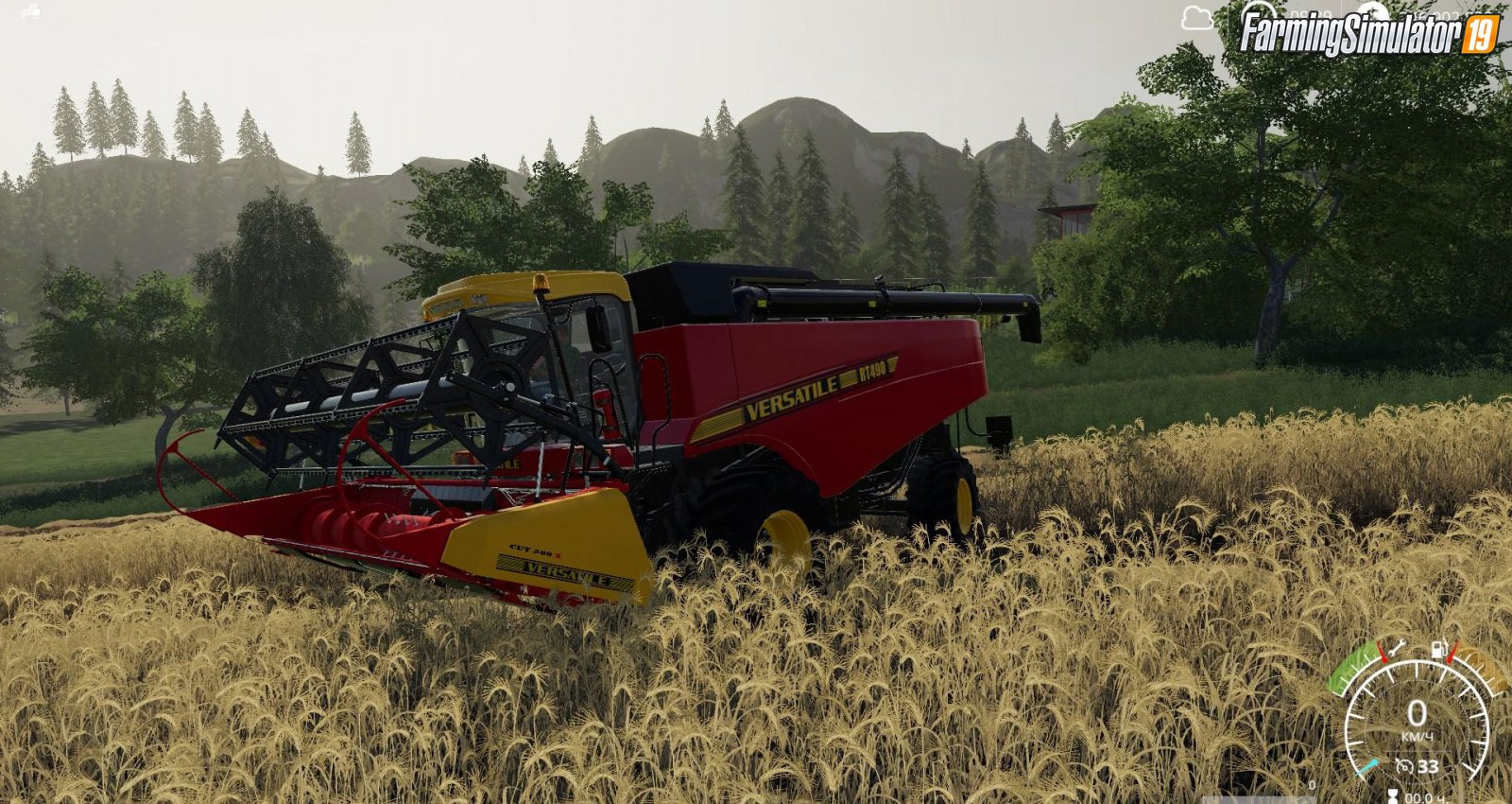 Combine Versatile RT490 for FS19