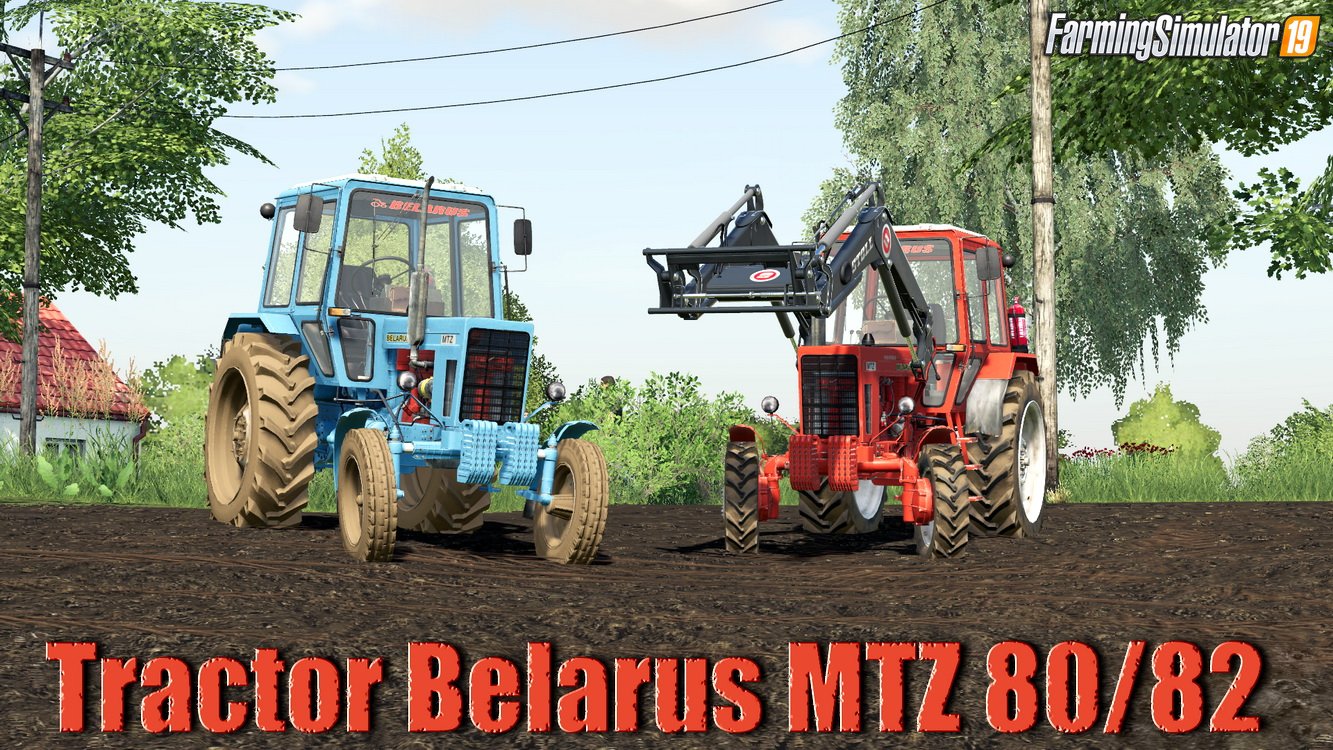 Tractor Belarus MTZ 80/82 for FS19