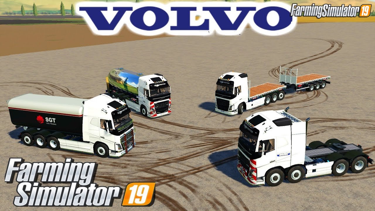 Volvo FH16 Trucks Pack for FS19