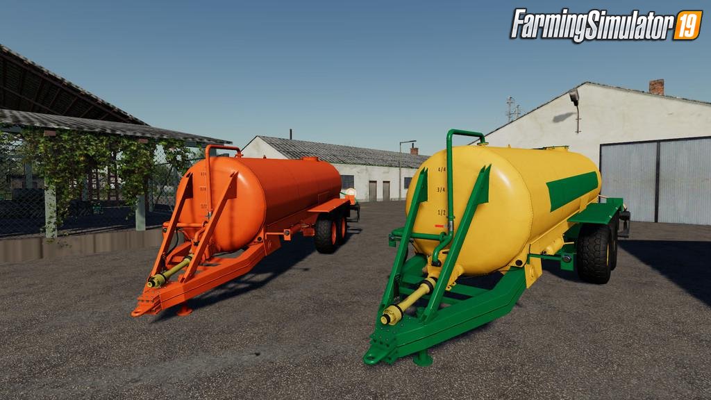 Trailer Slurry Tanker 14 with injector v1.1 for FS19