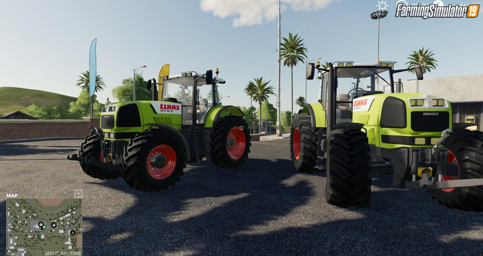 Tractor Claas ATLES 936/946 RZ VARIANT v1.0 for FS19