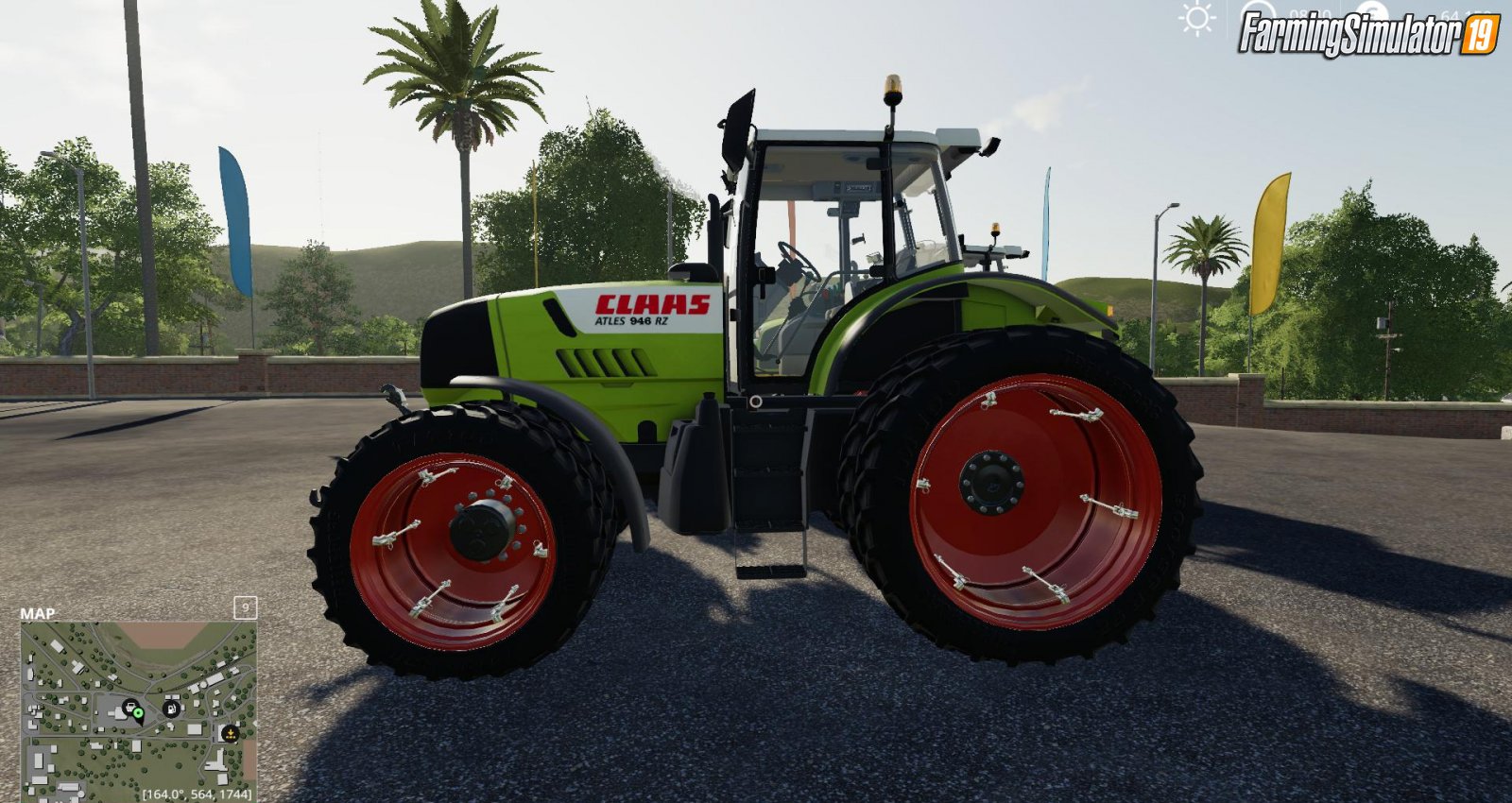 Tractor Claas ATLES 936/946 RZ VARIANT v1.0 for FS19