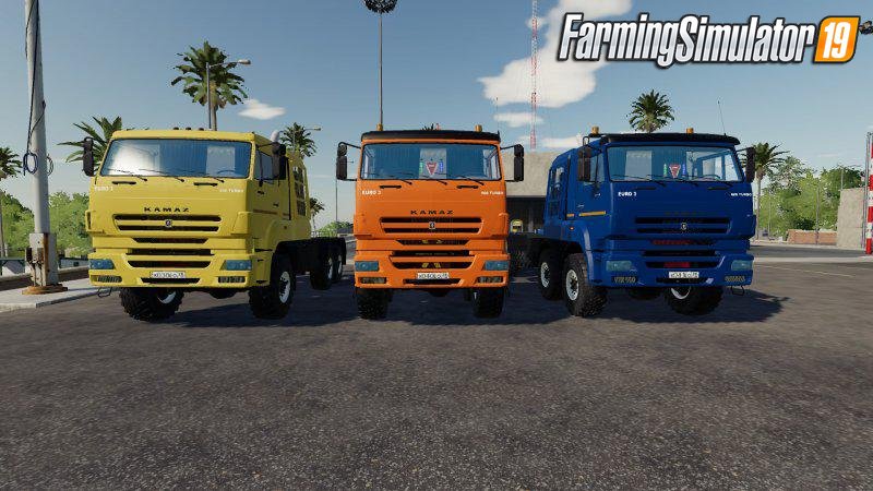 KamAZ 65228 Pack Trucks for FS19