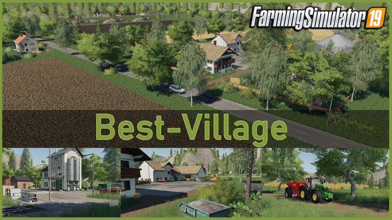 Best Village Map by Dawider for FS19