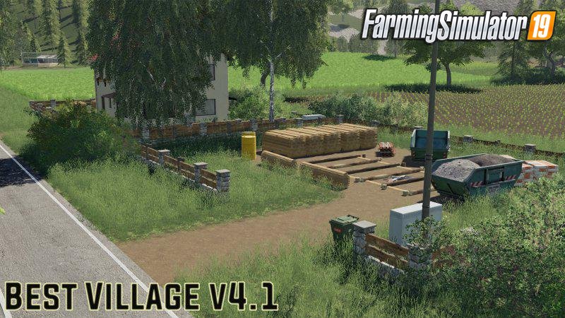 Best Village Map by Dawider for FS19