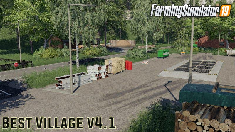 Best Village Map by Dawider for FS19