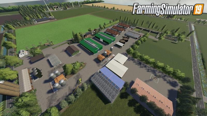 North Frisian March Without Trenches Map for FS19