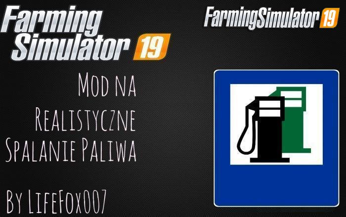 Realistic Fuel Usage Display v1.0 for FS19