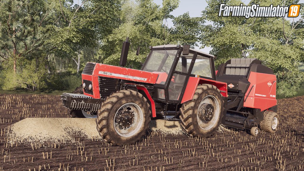 Tractor Ursus 1214 by Kasztan18 for FS19