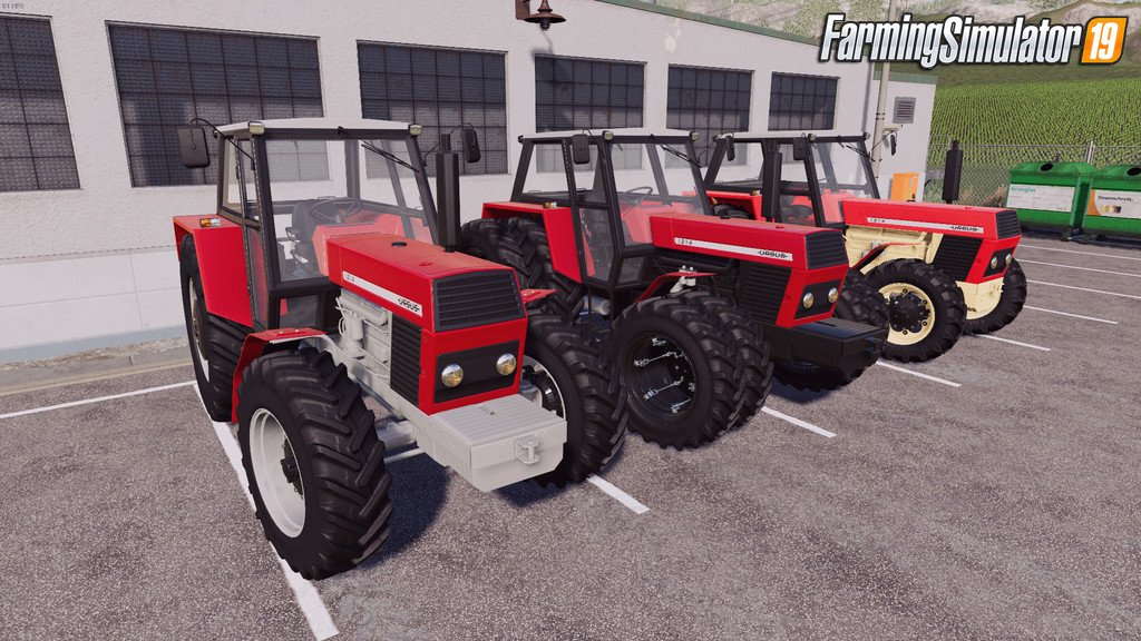 Tractor Ursus 1214 by Kasztan18 for FS19
