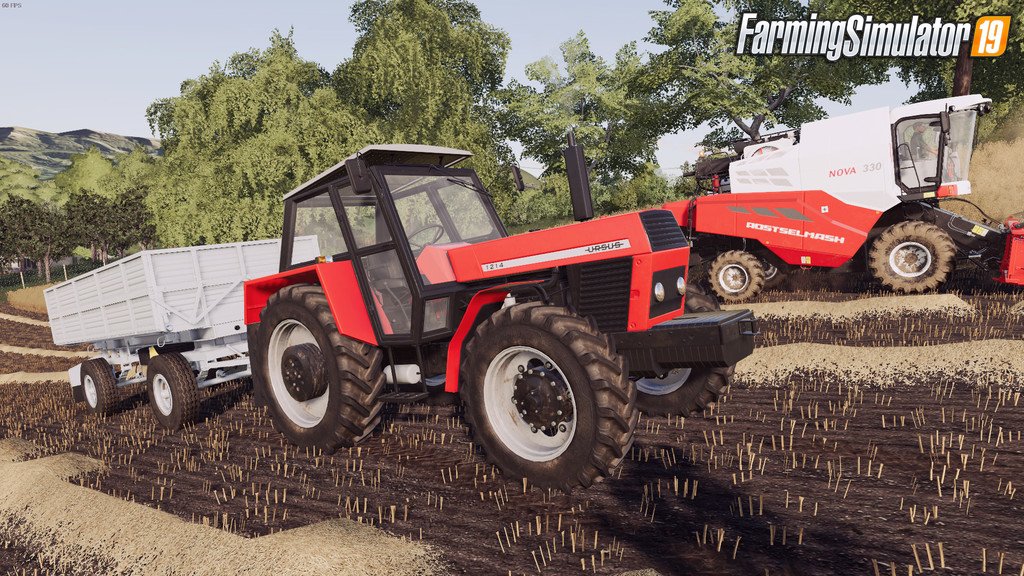 Tractor Ursus 1214 by Kasztan18 for FS19