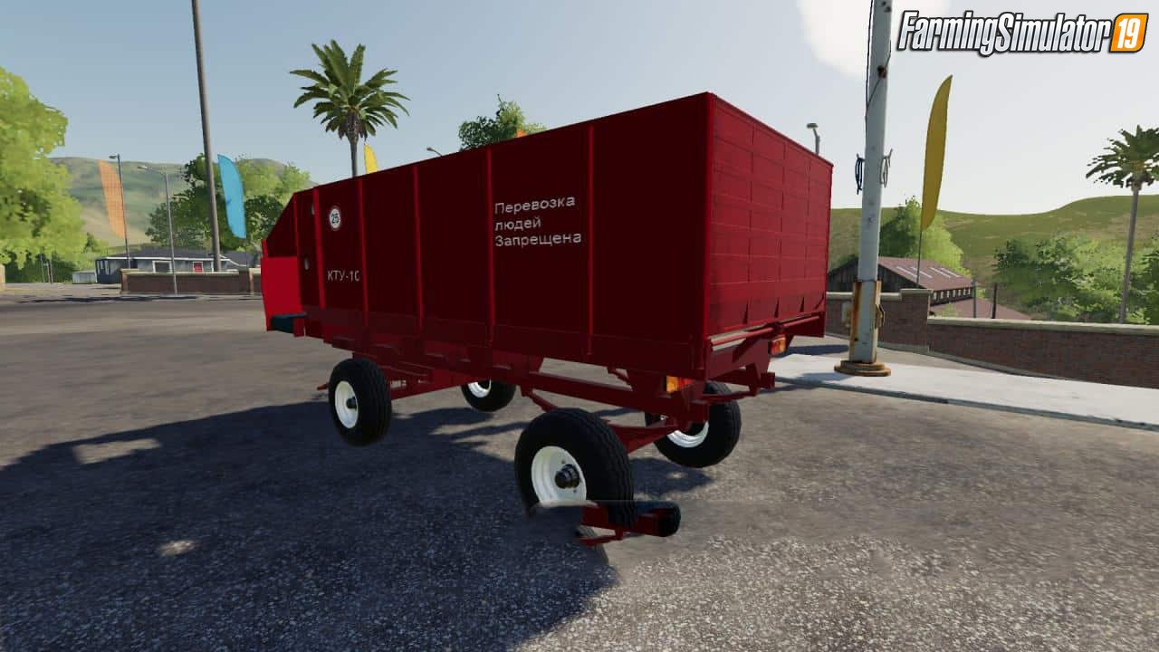 Trailer KTU 10 v2.0 for FS19