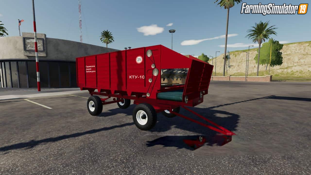 Trailer KTU 10 v2.0 for FS19