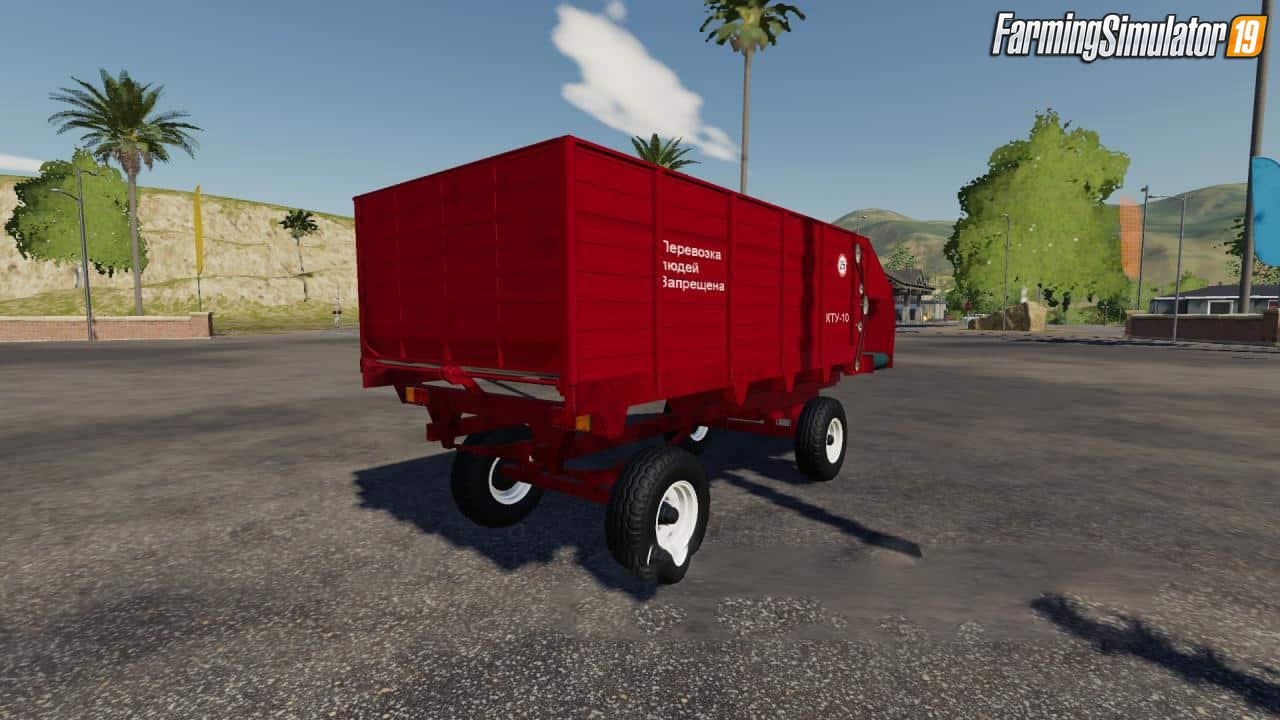 Trailer KTU 10 v2.0 for FS19