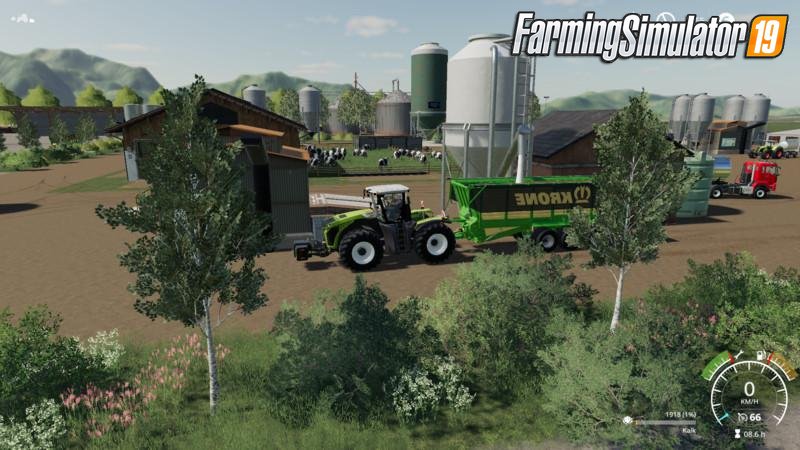 Placeable lime production with level indicators v1.0 for FS19