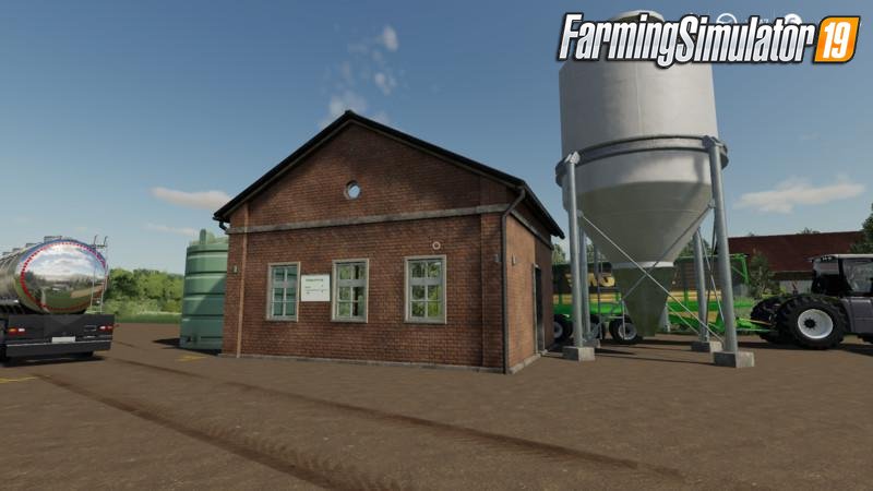 Placeable lime production with level indicators v1.0 for FS19