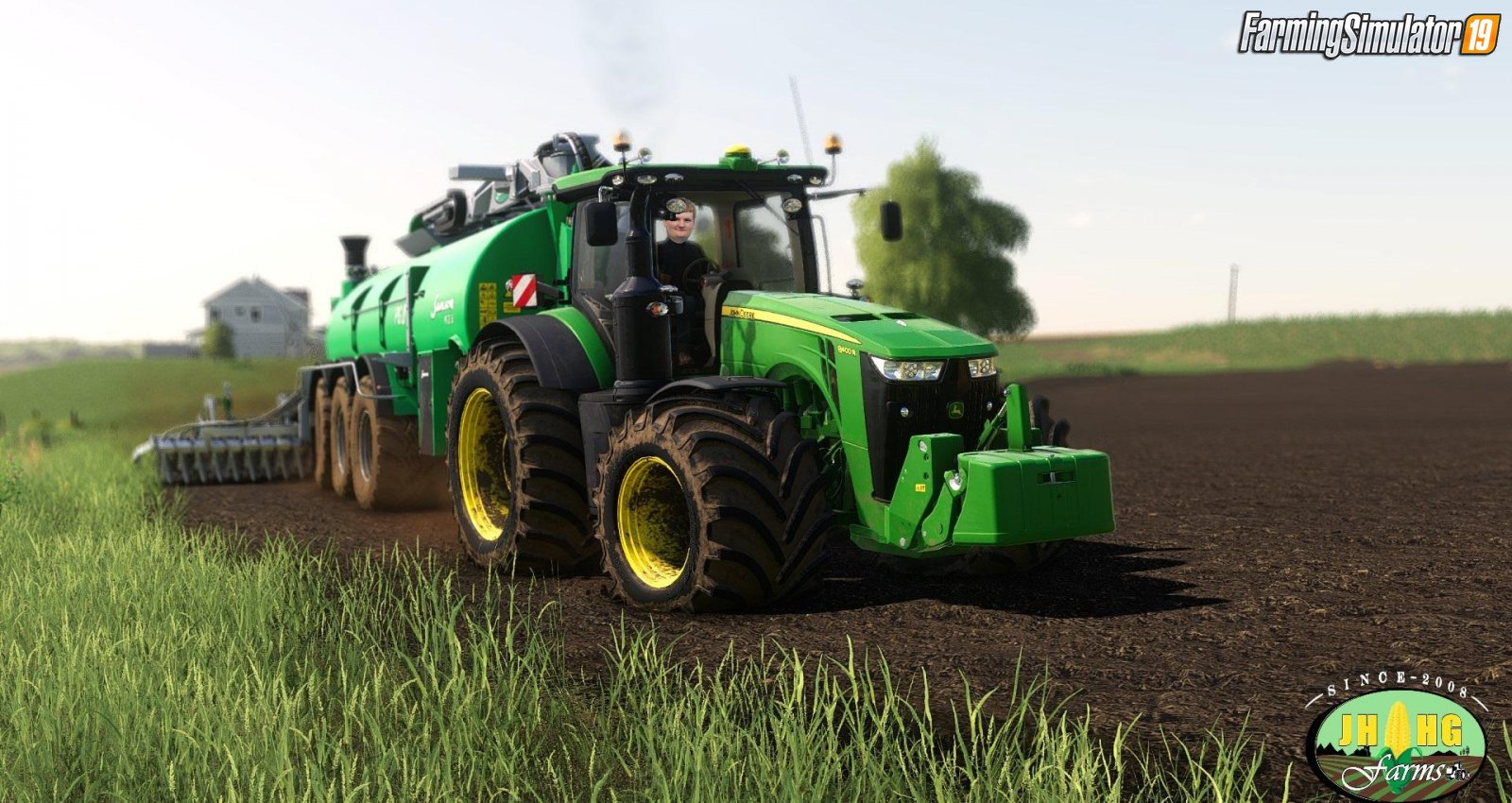 Tractor John Deere 8R 2016-2018 Series EU v2.0 for FS19