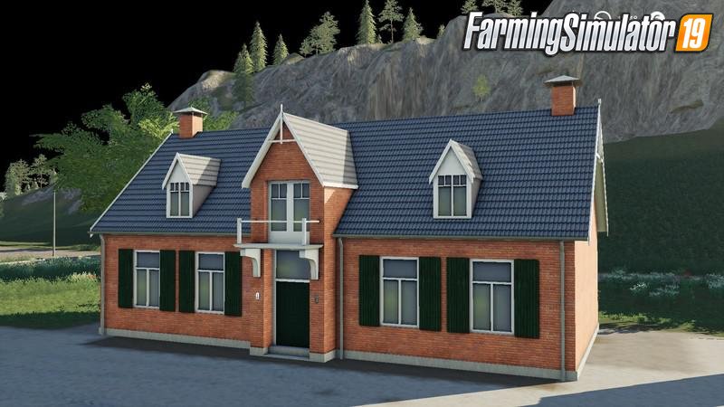 Placeable Luxury house v1.0 for FS19