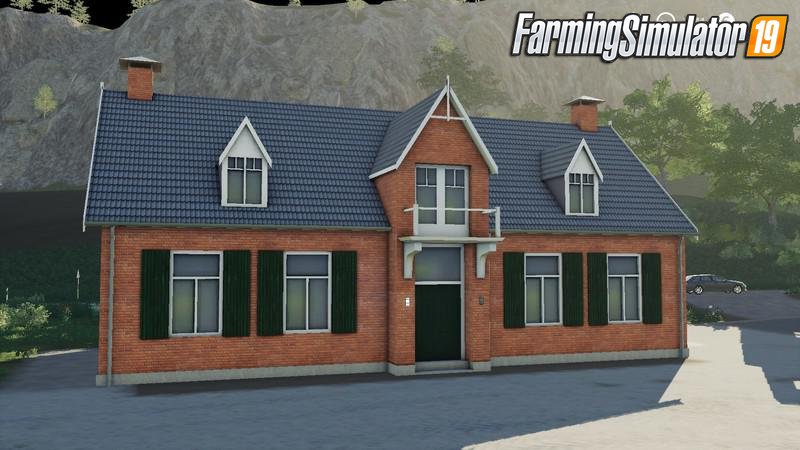 Placeable Luxury house v1.0 for FS19