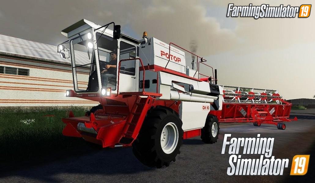 Combine SK-10 ROTOR (СК 10 Ротор) v1.0 for FS19