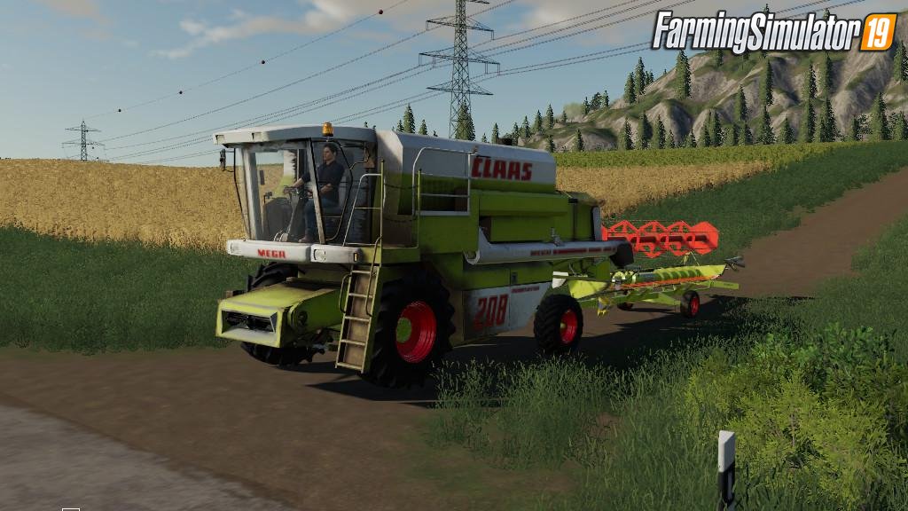 Combine Claas Mega Pack for FS19