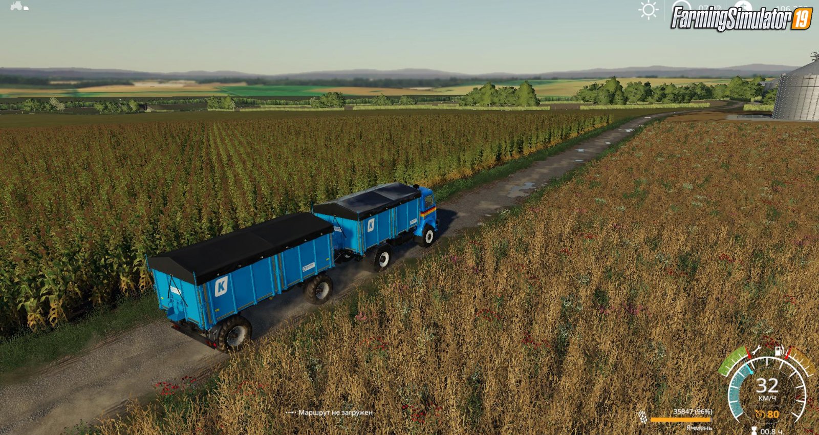 Trailer Kroeger HKD module for D-754 truck v1.0 for FS19