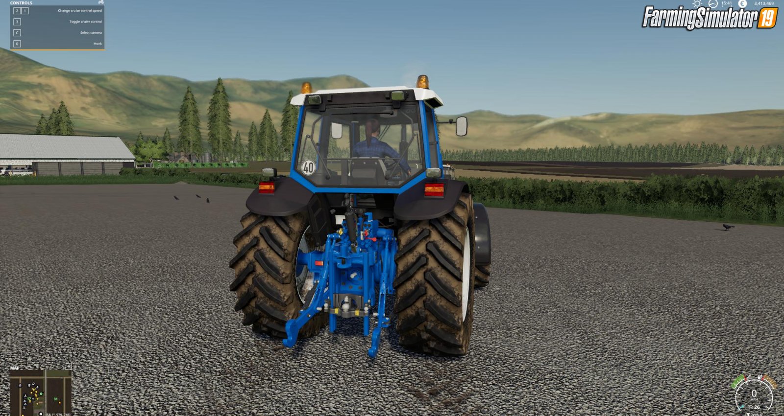 Tractor Ford 8630 v1.0 for FS19