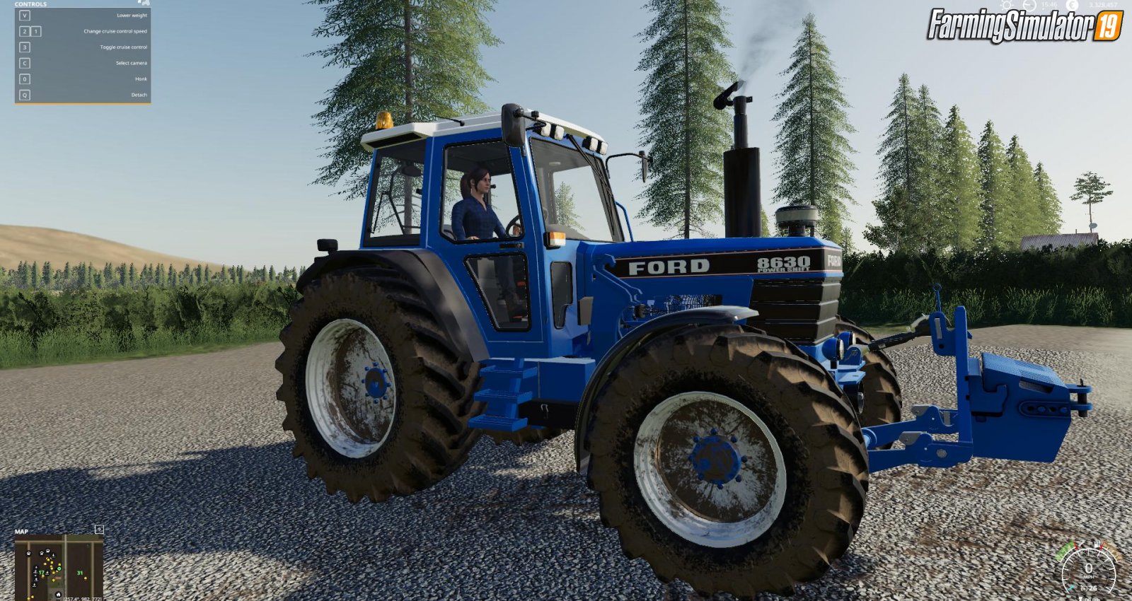 Tractor Ford 8630 v1.0 for FS19