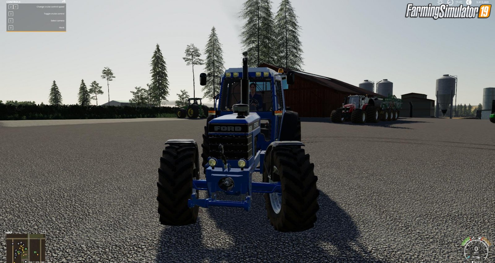 Tractor Ford 8630 v1.0 for FS19