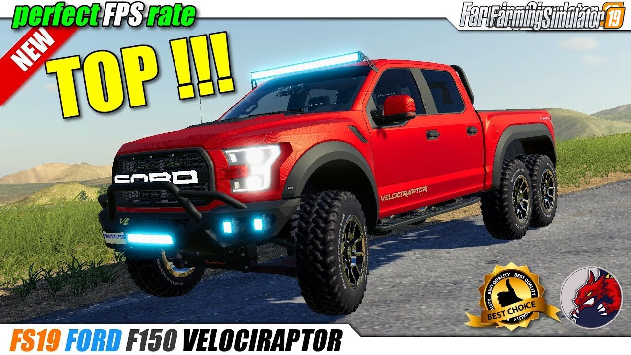 Ford F150 VelociRaptor 6x6 v1.0 for FS19